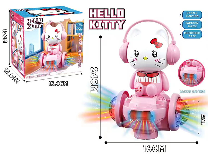 B/O Go And Bump Hello Kitty With Colorful Lights