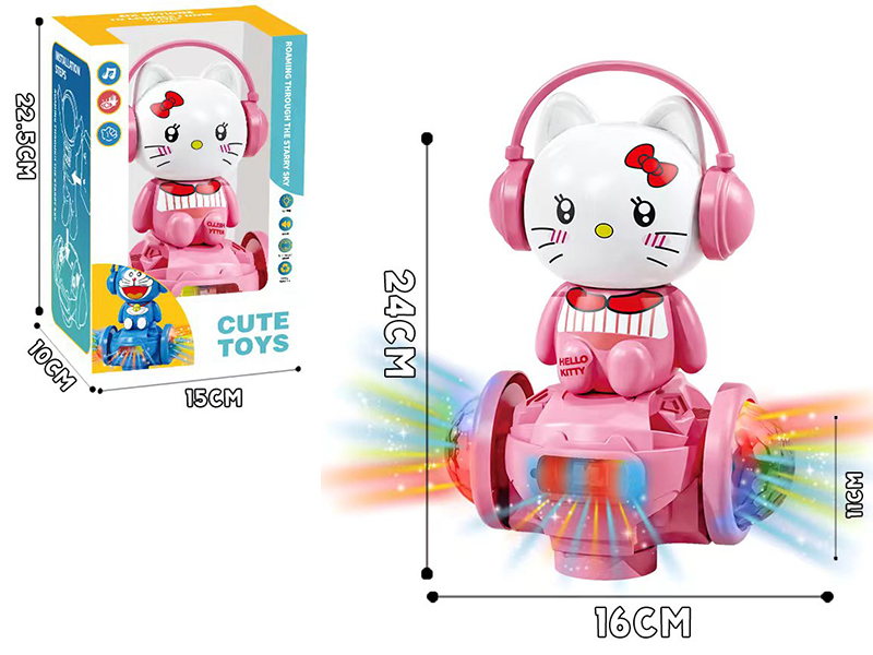 B/O Go And Bump Hello Kitty With Colorful Lights