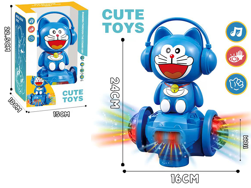 B/O Go And Bump Doraemon With Colorful Lights