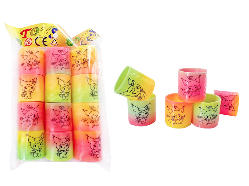 12PCS Rainbow Circle Toy