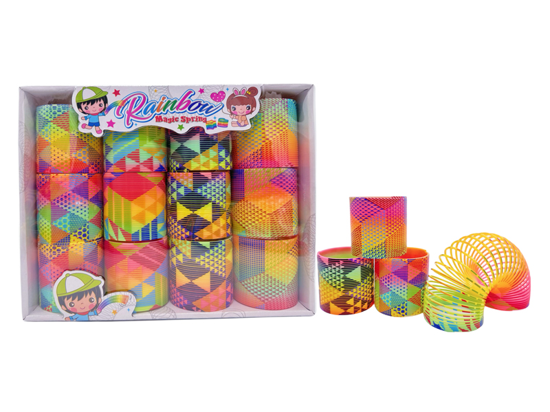 12PCS Rainbow Circle Toy