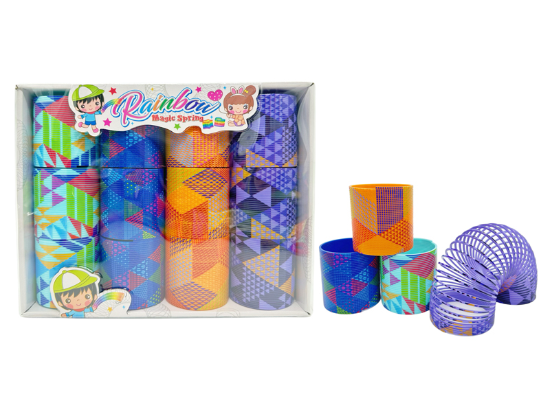 12PCS Rainbow Circle Toy