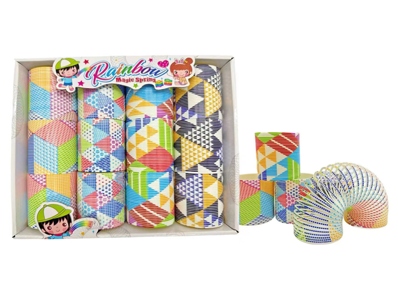 12PCS Rainbow Circle Toy