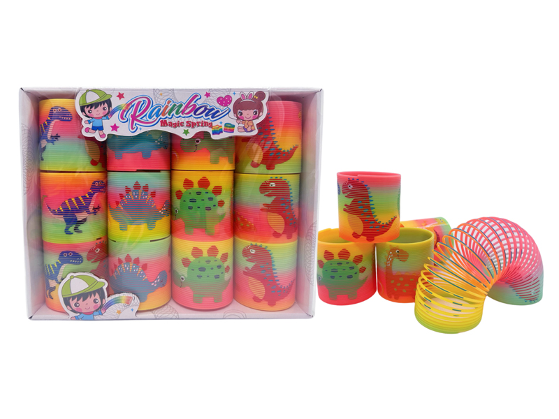 12PCS Rainbow Circle Toy