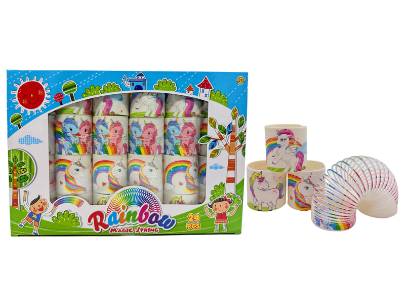 24PCS Rainbow Circle Toy