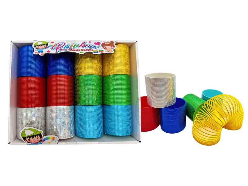 12PCS Rainbow Circle Toy