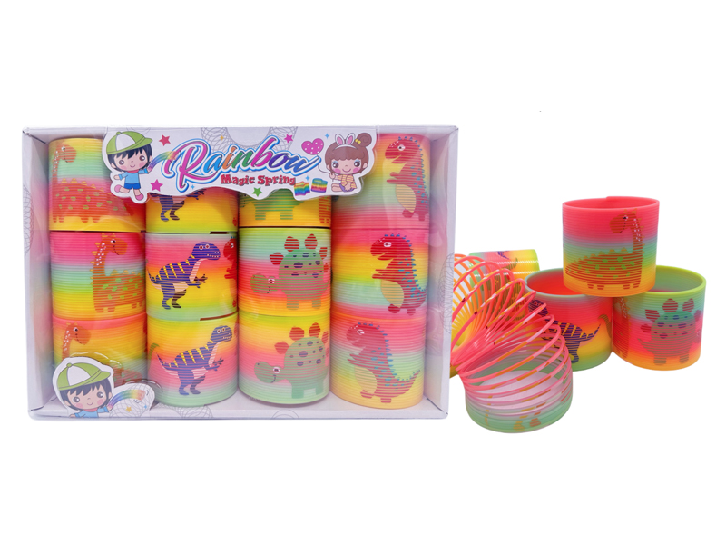 12PCS Rainbow Circle Toy