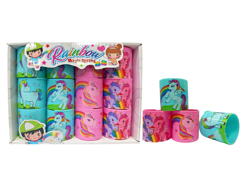 12PCS Rainbow Circle Toy