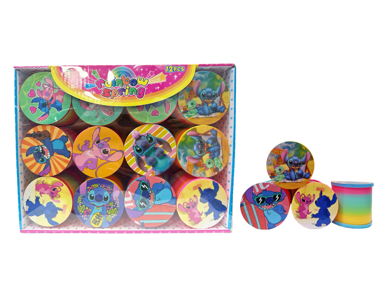 12PCS Rainbow Circle Toy