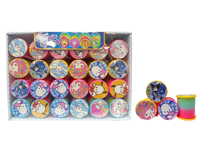 24PCS Rainbow Circle Toy