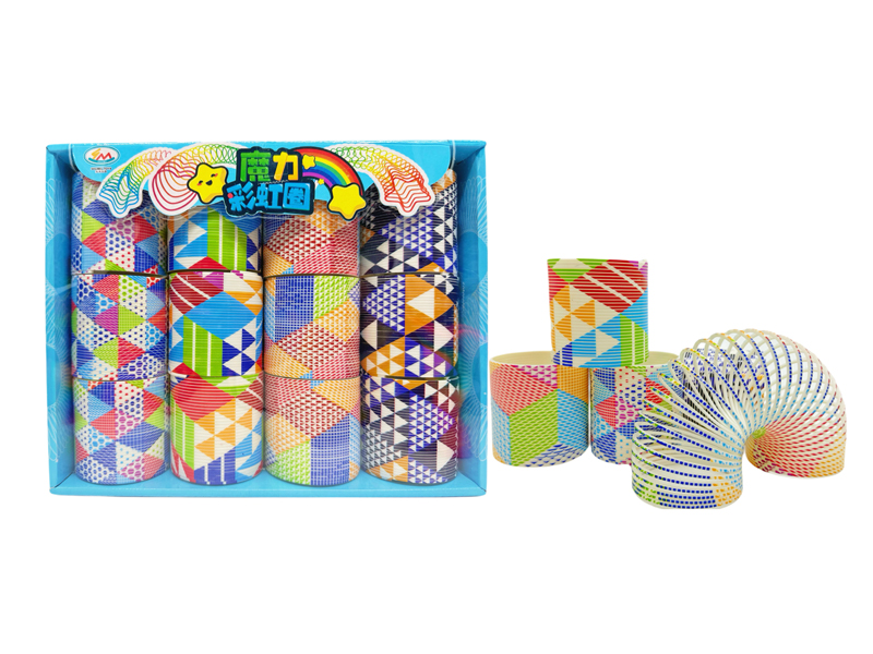 12PCS Rainbow Circle Toy