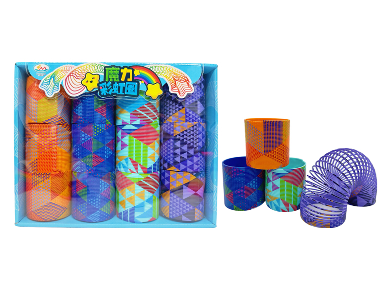 12PCS Rainbow Circle Toy