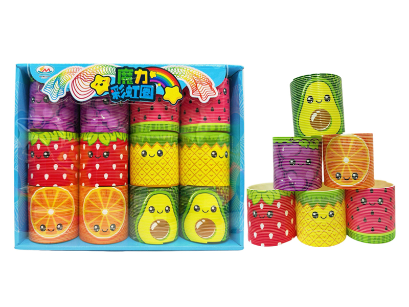 12PCS Rainbow Circle Toy