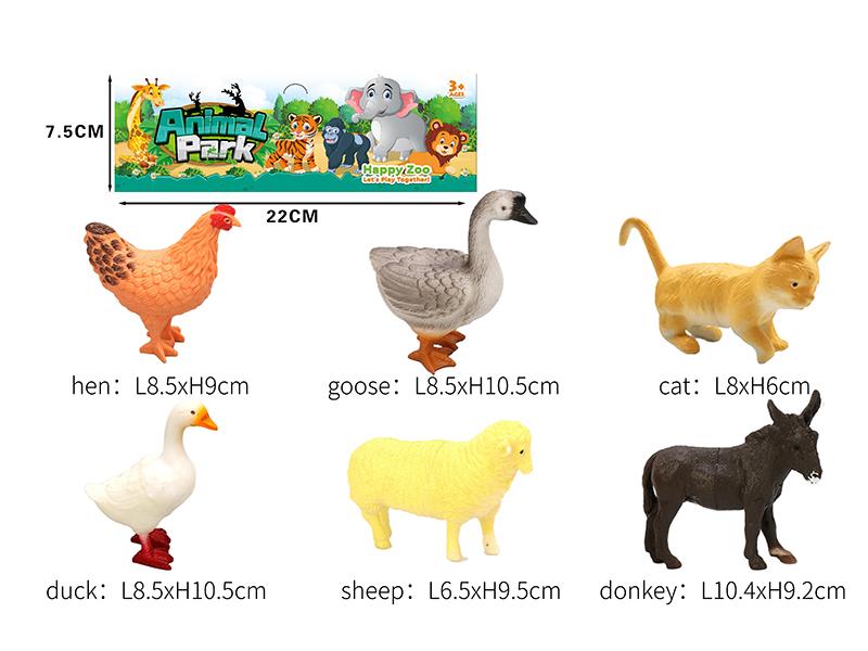 Simulated Poultry Set 6pcs