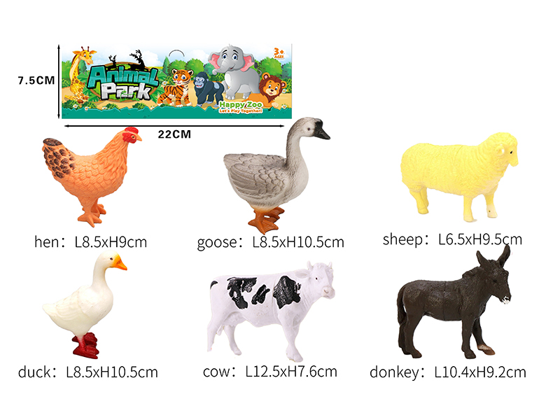 Simulated Poultry Set 6pcs