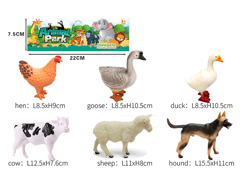 Simulated Poultry Set 6pcs