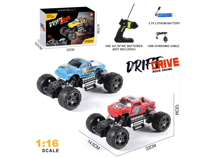 1:16 4CH R/C Toyota Pickup/Hummer Pickup Climbing Vehicle