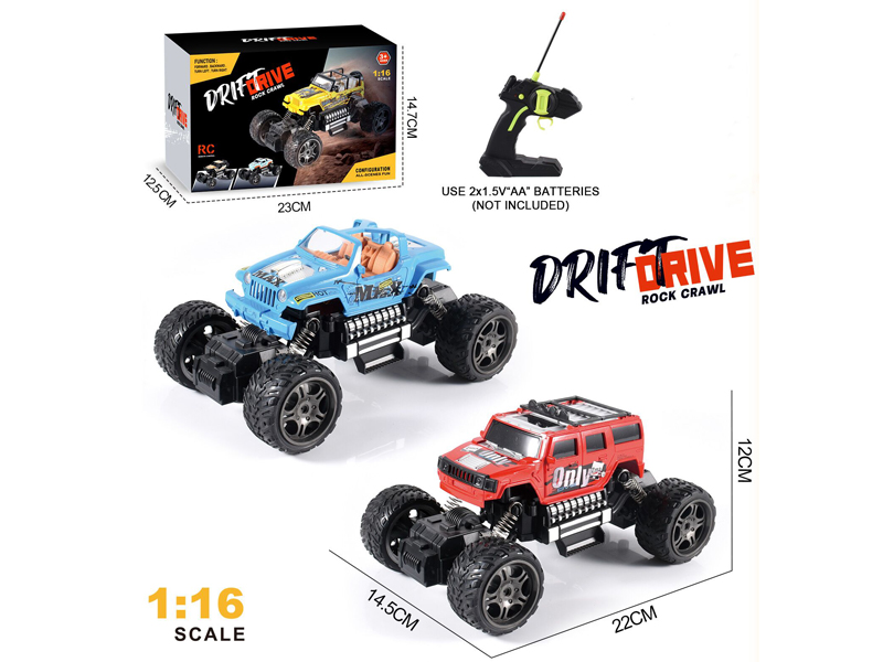 1:16 4CH R/C Hummer Jeep/Dodge Climbing Vehicle