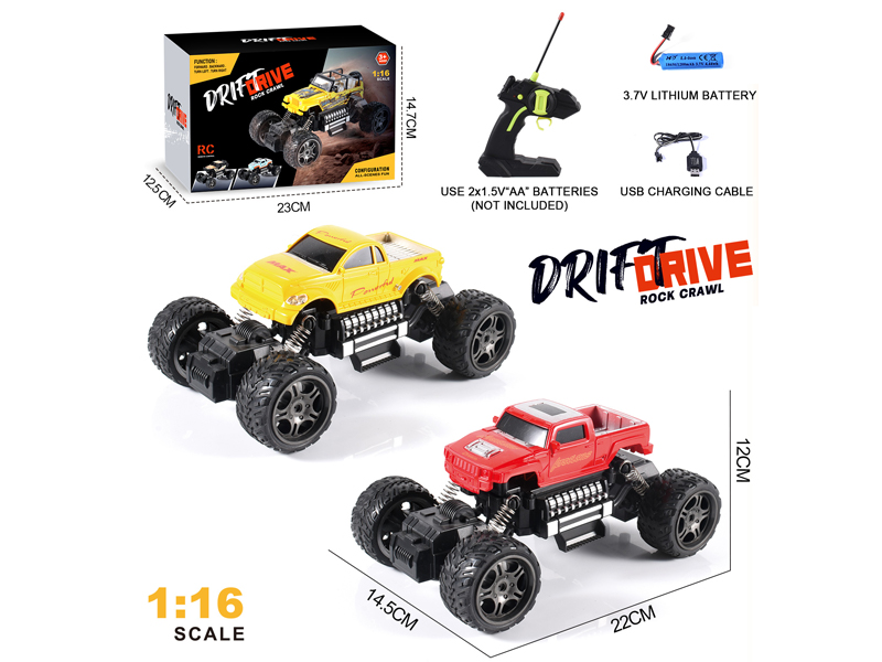 1:16 4CH R/C Toyota Pickup/Hummer Pickup Simulated Climbing Vehicle