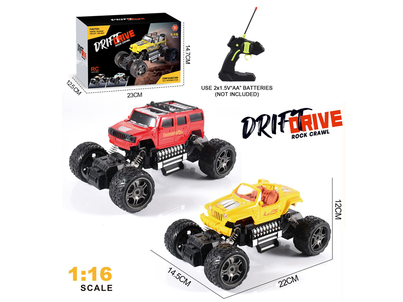 1:16 4CH R/C Hummer Jeep/Dodge Simulated Climbing Vehicle