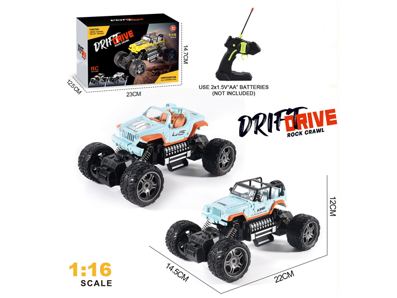1:16 4CH R/C Jeep Climbing Vehicle