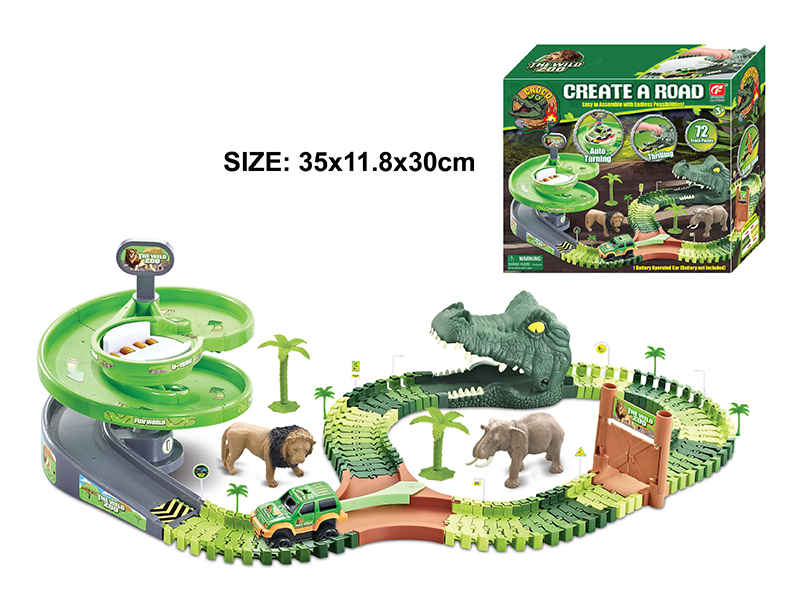 The Wild Zoo B/O Rail Car