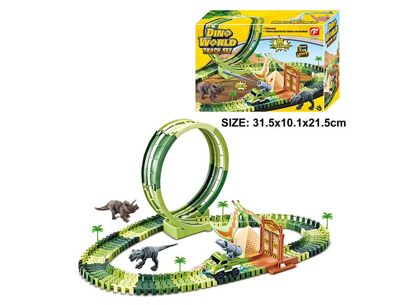Dinosaur World Electric Track Car