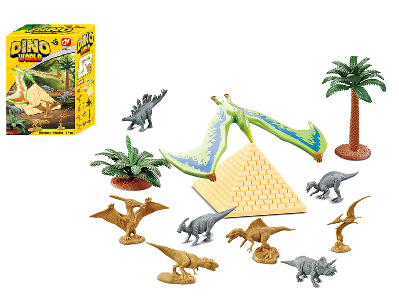 Dinosaur World Scene Toys