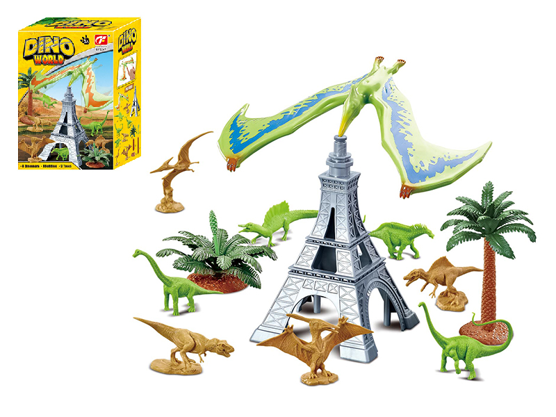 Dinosaur World Scene Toys