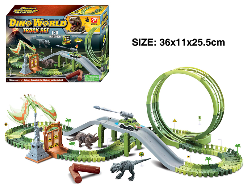 Dinosaur World Electric Track Car