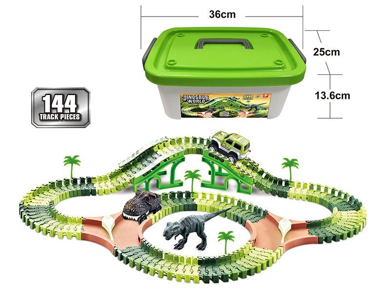 Dinosaur World Electric Track Car