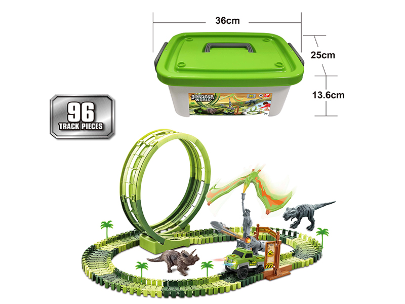 Dinosaur World Electric Track Car