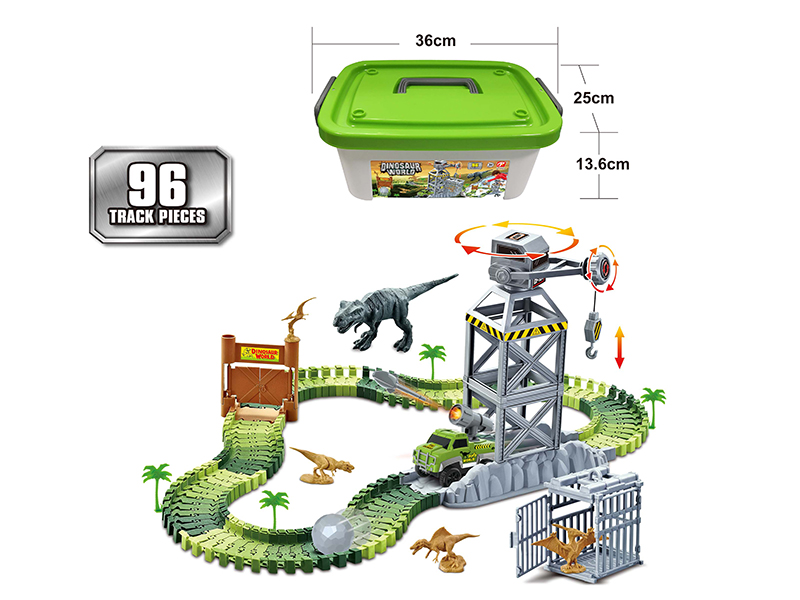 Dinosaur World Electric Track Car