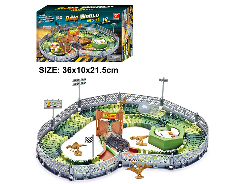 Dinosaur World Electric Track Car