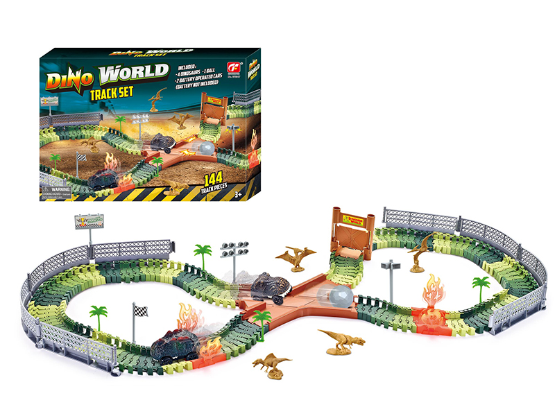 Dinosaur World Electric Track Car
