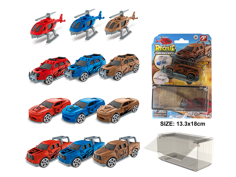 Slide Car/Helicopter + Storage Box