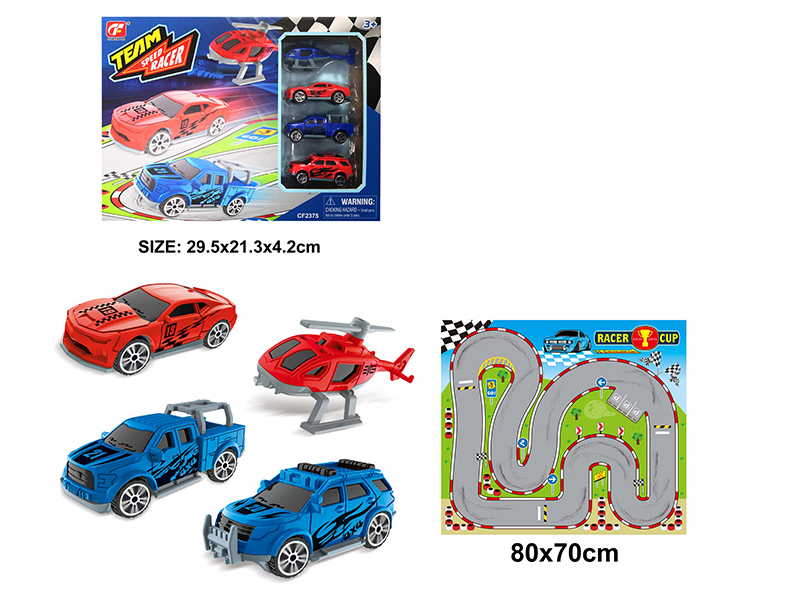 Slide Cars + Helicopter + Map