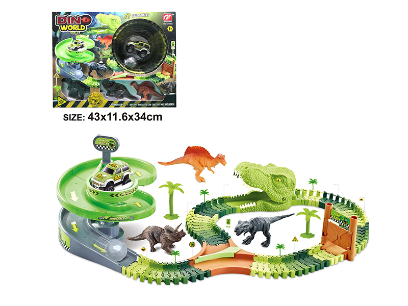 Dinosaur World Electric Track Car
