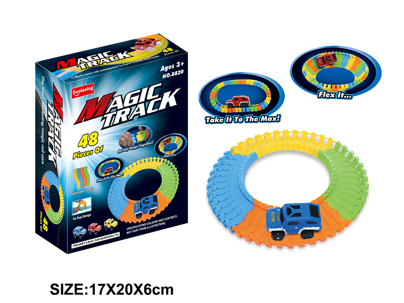 Electric Rail Car 48PCS