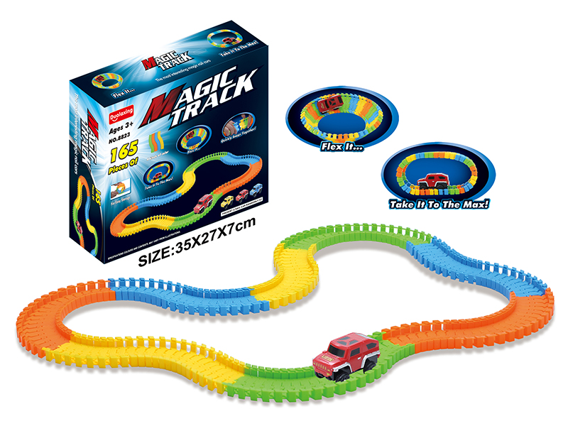 Electric Rail Car 165PCS