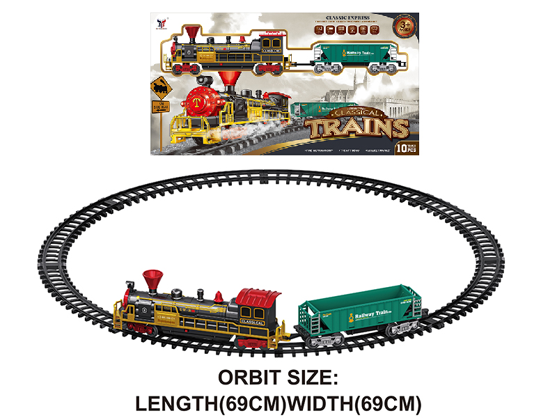 Electric Classical Rail Train With Lights And Train Sounds
