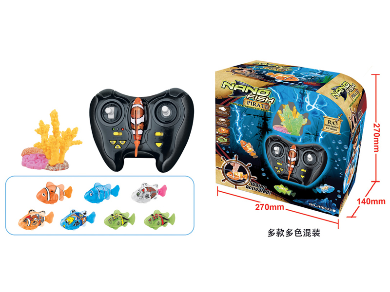 B/O Remote-Controlled Fish Toy Set