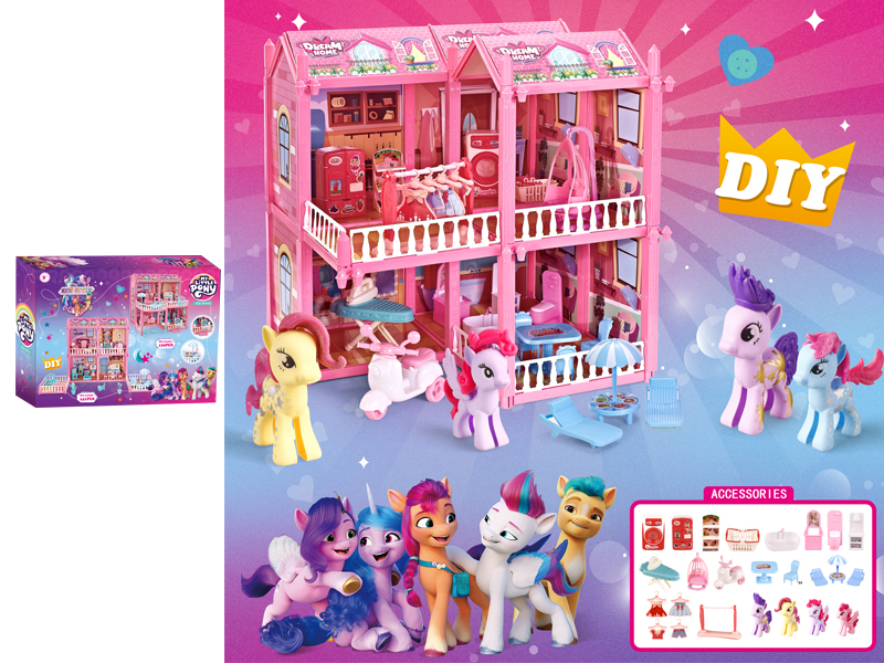 Pony Villa Toy Set(139PCS)