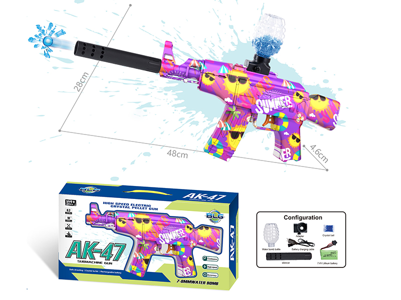 Electric Continuous Emission Water Bullet Gun