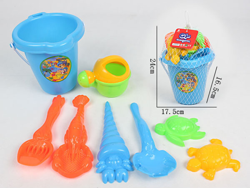 8pcs Sand Bucket Set