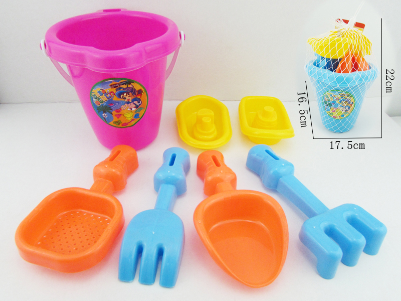 7pcs Sand Bucket Set