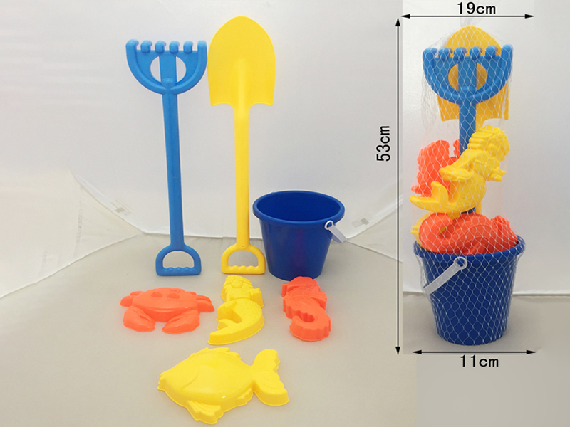 7pcs Sand Bucket Set