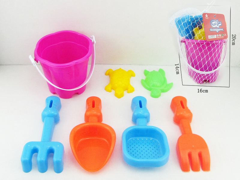 7pcs Sand Bucket Set