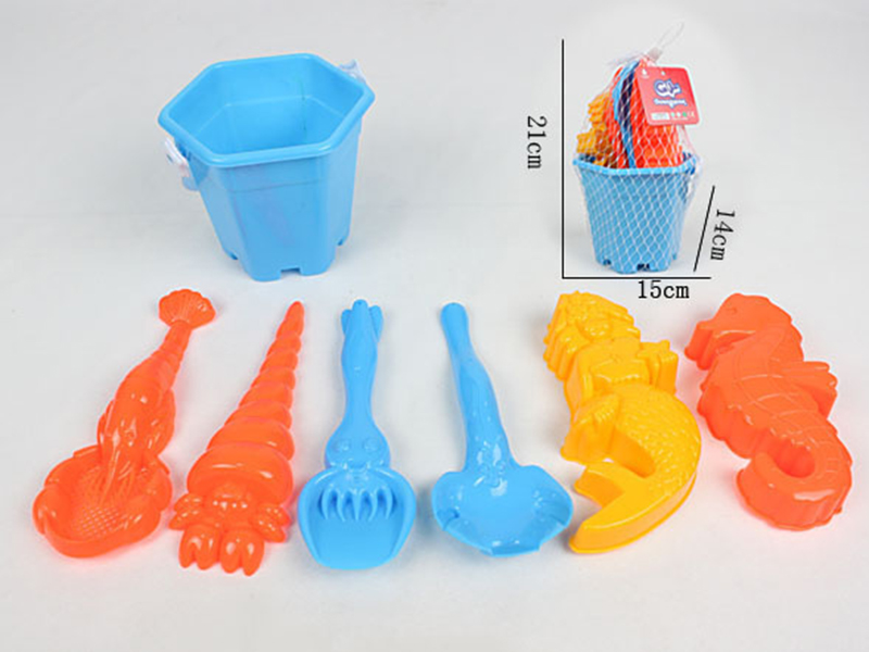 7pcs Sand Bucket Set