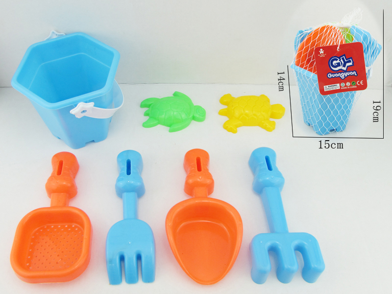 7pcs Sand Bucket Set